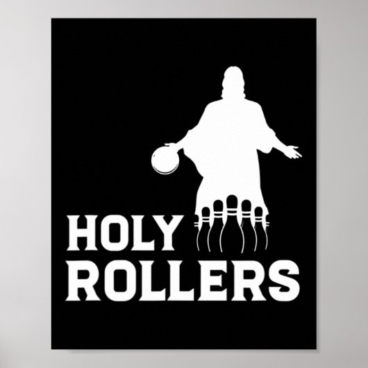 Bowling Team League Naam Holy Rollers Poster (Voorkant)