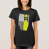 Bowling Team Patriotic Bowling T-shirt (Voorkant)