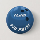 Bowling Team Ronde Button 5,7 Cm (Voorkant)