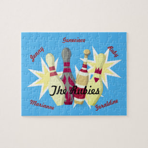 Bowling Team van stijl Legpuzzel