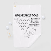 Bowling Tee Golfhanddoek (Insitu)