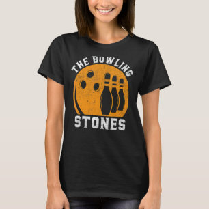Bowling The Bowling Stones Retro  Bowler T-shirt