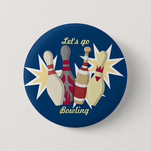 Bowling Thleed Ronde Button 5,7 Cm (Voorkant)