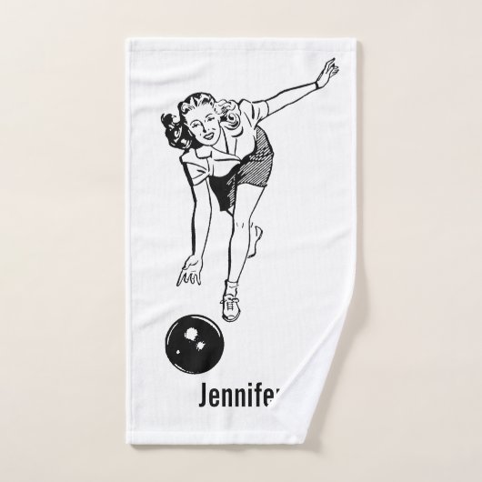 Bowling Towel personaliseren Handdoek (Handdoek)