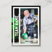 Bowling Trading Kaart Souvenir Contactkaartje (Voorkant)