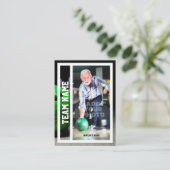 Bowling Trading Kaart Souvenir Contactkaartje (Staand voorkant)