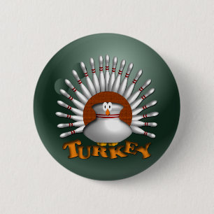 Bowling Turkey Ronde Button 5,7 Cm