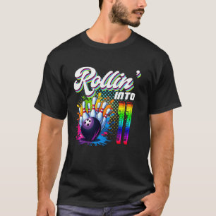 Bowling Verjaardag Rollin In 11 Feestje 11de Verja T-shirt