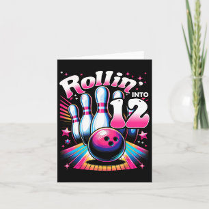 Bowling Verjaardag Rollin In 12 Partij 12e Dag Re Kaart