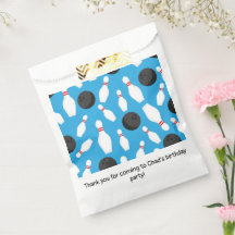 Bowling verjaardagsfeestje blauw