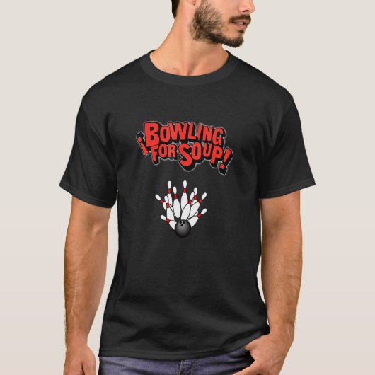 Bowling voor soep t-shirt (Voorkant)