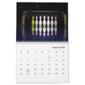 Bowling Wall Agenda Kalender (Jan 2026)