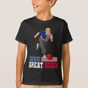 Bowling weer geweldig - Grappige Trump Bowling-acc T-shirt