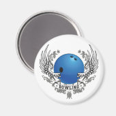 Bowling Wings Magnet Magneet (Voorkant / Achterkant)
