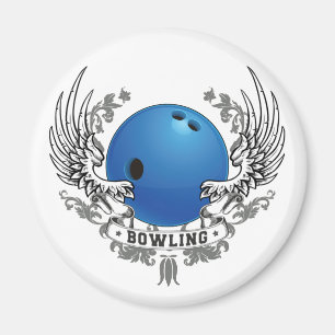 Bowling Wings Magnet Magneet