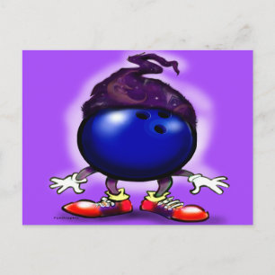 Bowling Wizard Briefkaart