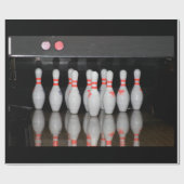 Bowling Wrapping Paper Cadeaupapier (Vlak)