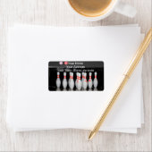 BowlingAdresetiketten Etiket (Insitu)