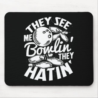 Bowlingbaan Pins Spare Strike 1 Muismat