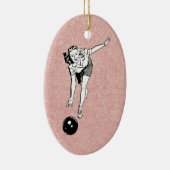 bowlingbabe keramisch ornament (Rechts)