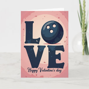 Bowlingbal Liefde Kaart