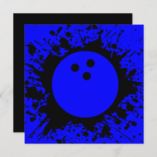 bowlingbalsplatz kaart (Voorkant / Achterkant)