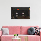Bowlingcanvas afdrukken (Insitu (Woonkamer))