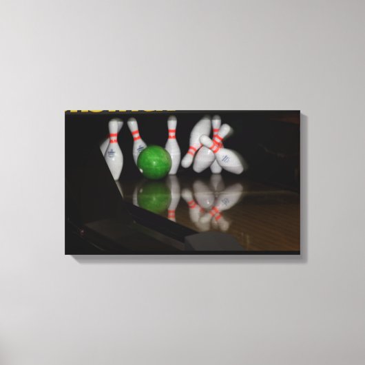 Bowlingcanvas afdrukken (Voorkant)