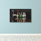 Bowlingcanvas afdrukken (Insitu (Houten vloer))
