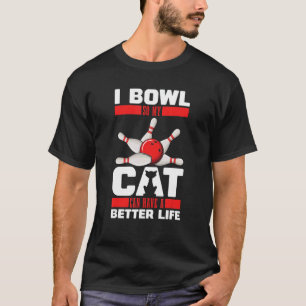 Bowlingkat Alley Team League Bowling T-shirt