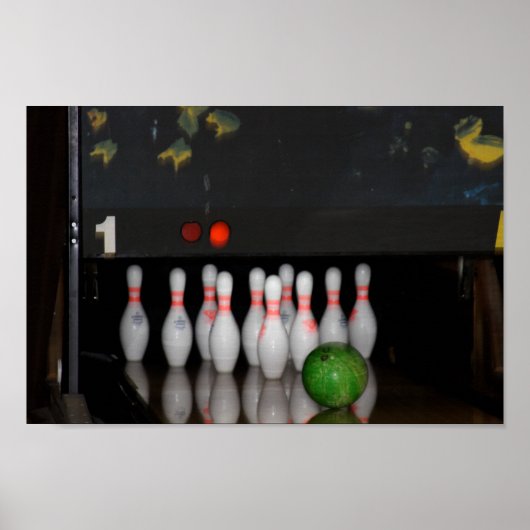 Bowlingposter Poster (Voorkant)