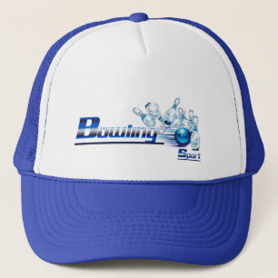 Bowlingspelden en -bal trucker pet