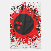 bowlingsplatten theedoek (Verticaal)