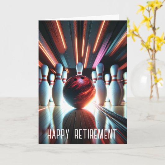 bowlingstaking met pensioen kaart (Gele Bloem)