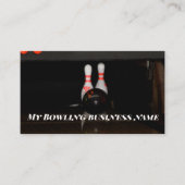 BowlingVisitekaartjes Visitekaartje (Voorkant)