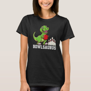 Bowlosaurus Bowling Player Bowler Sportgrafisch T-shirt