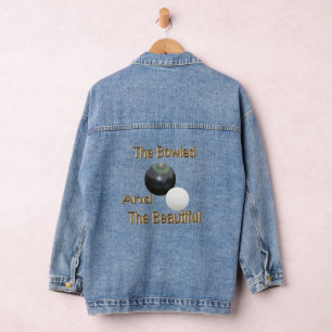 Bowls De Pelouse Dorée Belle, Veste Denim
