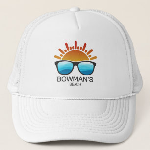 Bowman's Beach Florida zonnebril Trucker Pet