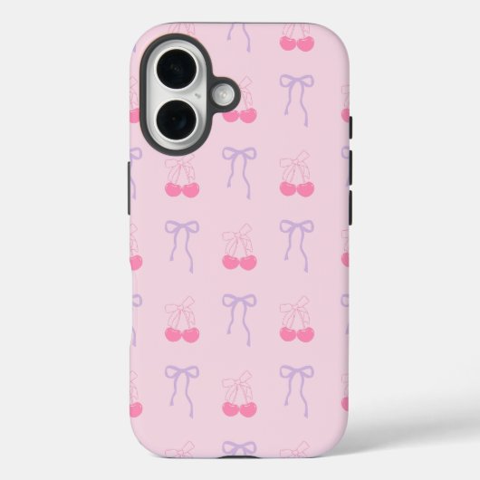 Bows and Cherries Coque iphone esthétique pour ell (Verso)