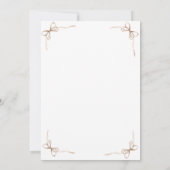 Bows Baby Neutral Photo Faire-part de naissance Ca (Dos)