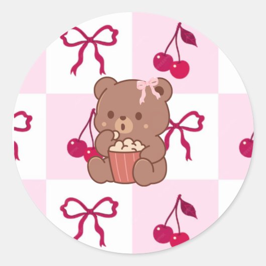 Bows & Bears Stickers (Devant)