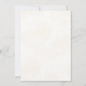 Bows Beige Balloons Anniversaire Invitation (Dos)