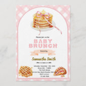 Bows Brunch Party Invitation (Devant)