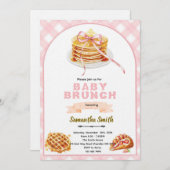 Bows Brunch Party Invitation (Devant / Derrière)