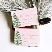 Bows Christmas Hoeveel Snoepjes Baby shower spel Kaart