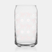 Bows & Daisy's Glass (pink) Blikvorm Glas (Rechts)