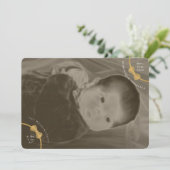 Bows Faire-part de naissance avec détails relatifs (Debout devant)