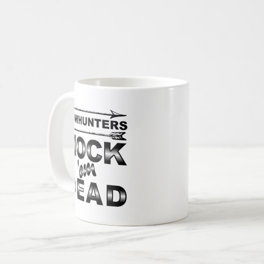 Bows Nock'em Dead Funny Chasse Mug (Devant gauche)