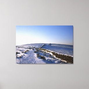 Bowstonegate Winter Holiday Card Canvas Afdruk