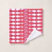Bowties rouges et roses (Gant de toilette)